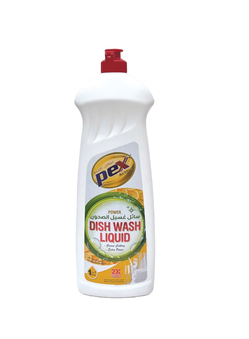 Pex Active Power Dishwash Lemon 1 Litre